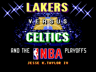 Lakers vs. Celtics and the NBA Playoffs screenshot 2 for Sega Genesis
